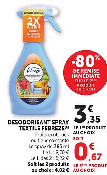 Febreze Désodorisant Spray Textile