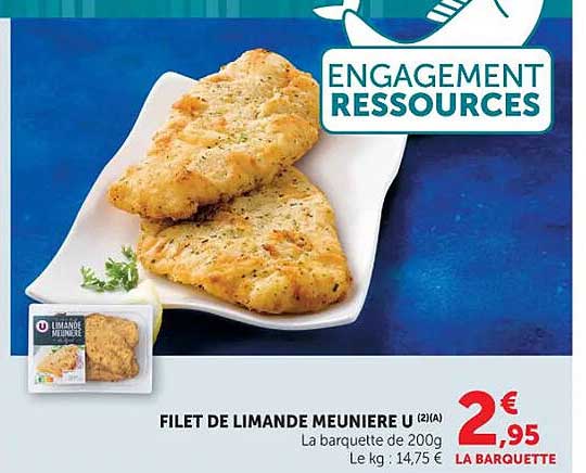 FILET DE LIMANDE MEUNIERE