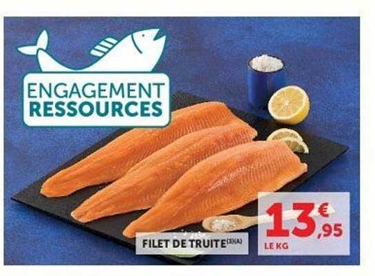 Promo FILET DE TRUITE FCAO4 chez Hyper U - iCatalogue.fr