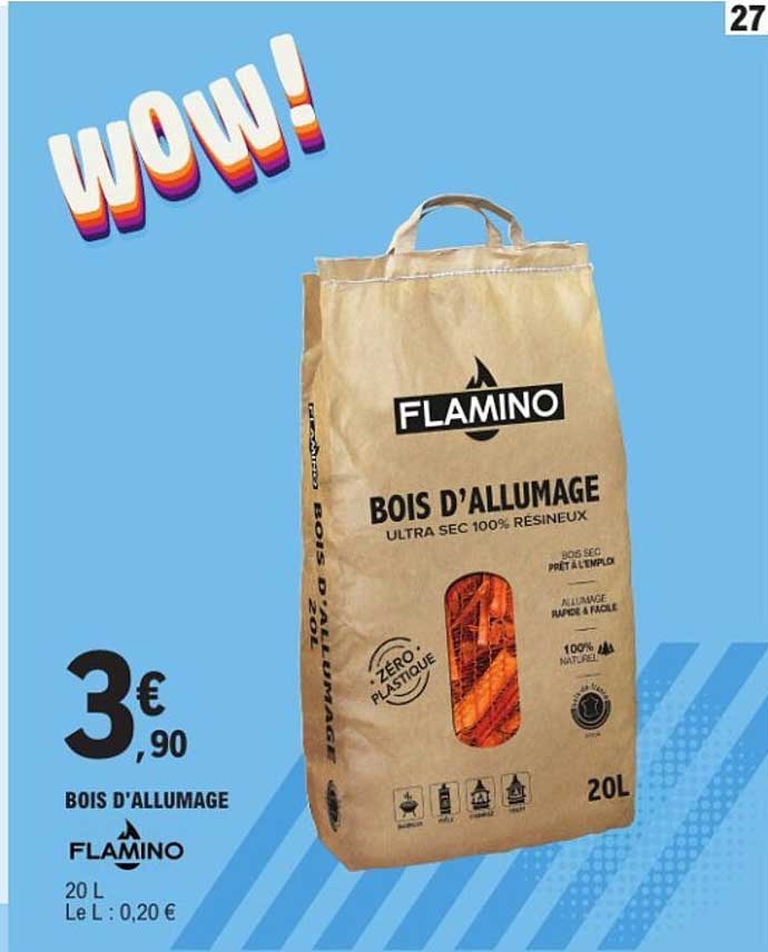 FLAMINO BOIS D'ALLUMAGE