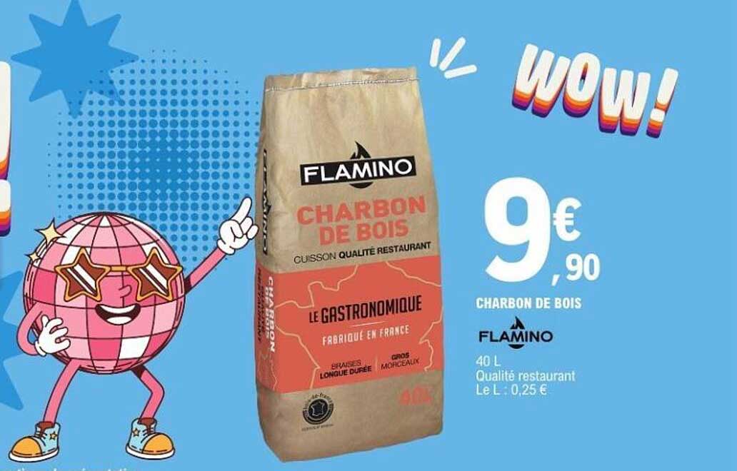 FLAMINO Charbon de bois