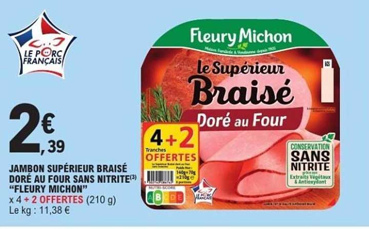 Fleury Michon le Supérieur Braisé Doré au Four