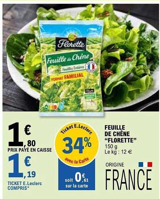 Florette Feuille de Chêne