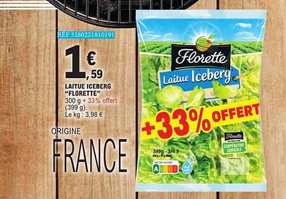 Florette Laitue Iceberg