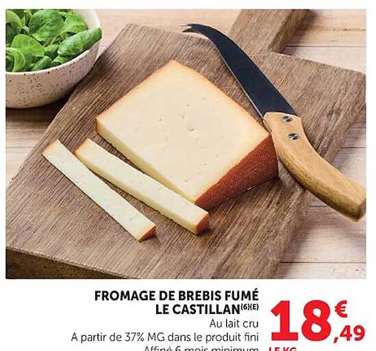 FROMAGE DE BREBIS FUMÉ LE CASTILLAN