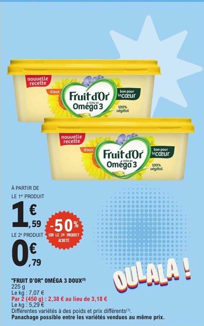 Fruit d'Or Oméga 3 Doux