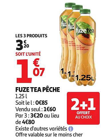 FUZE TEA PÊCHE