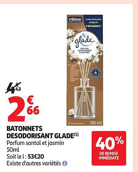 Glade Batonnets Desodorisant