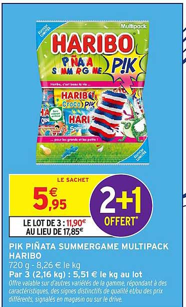 HARIBO PIK NIATA SUMMERGAME MULTIPACK