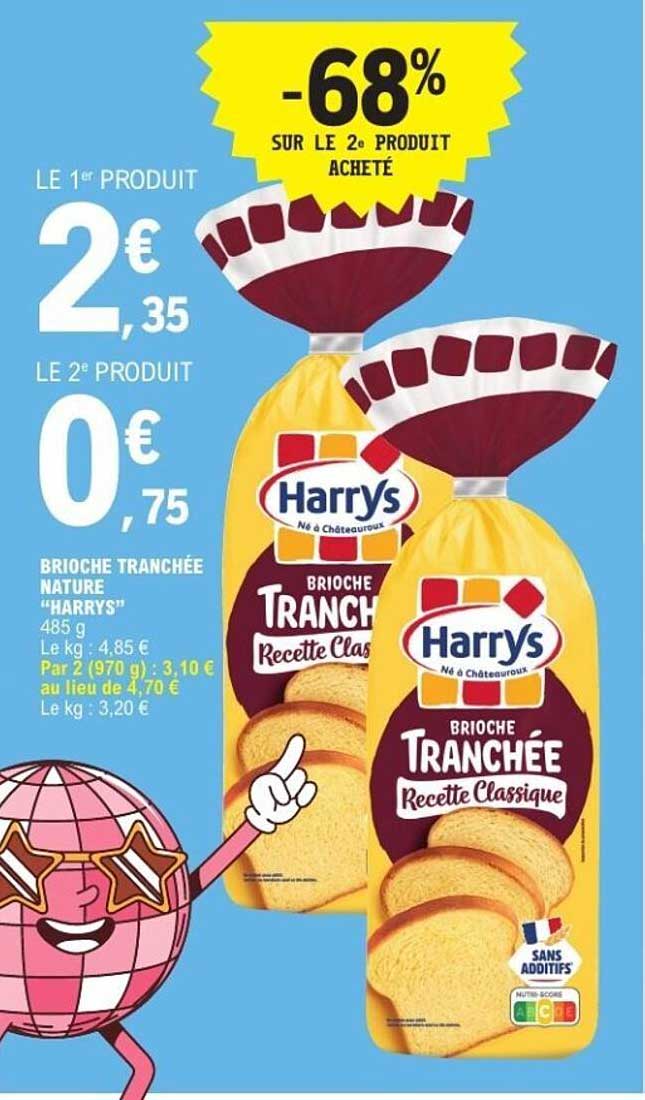 Harrys Brioche Tranchée