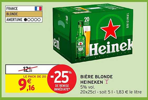 Heineken BIÈRE BLONDE