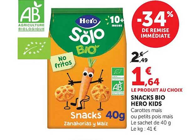 Héro Sojo Bio Snacks