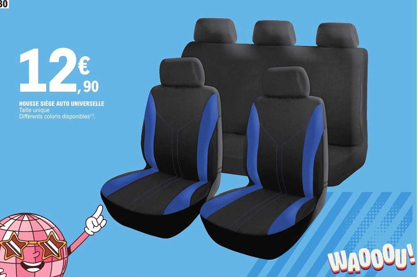 HOUSSE SIÈGE AUTO UNIVERSELLE