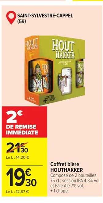 HOUTHAKKER Coffret bière