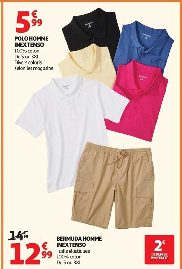 INEXTENSO BERMUDA HOMME