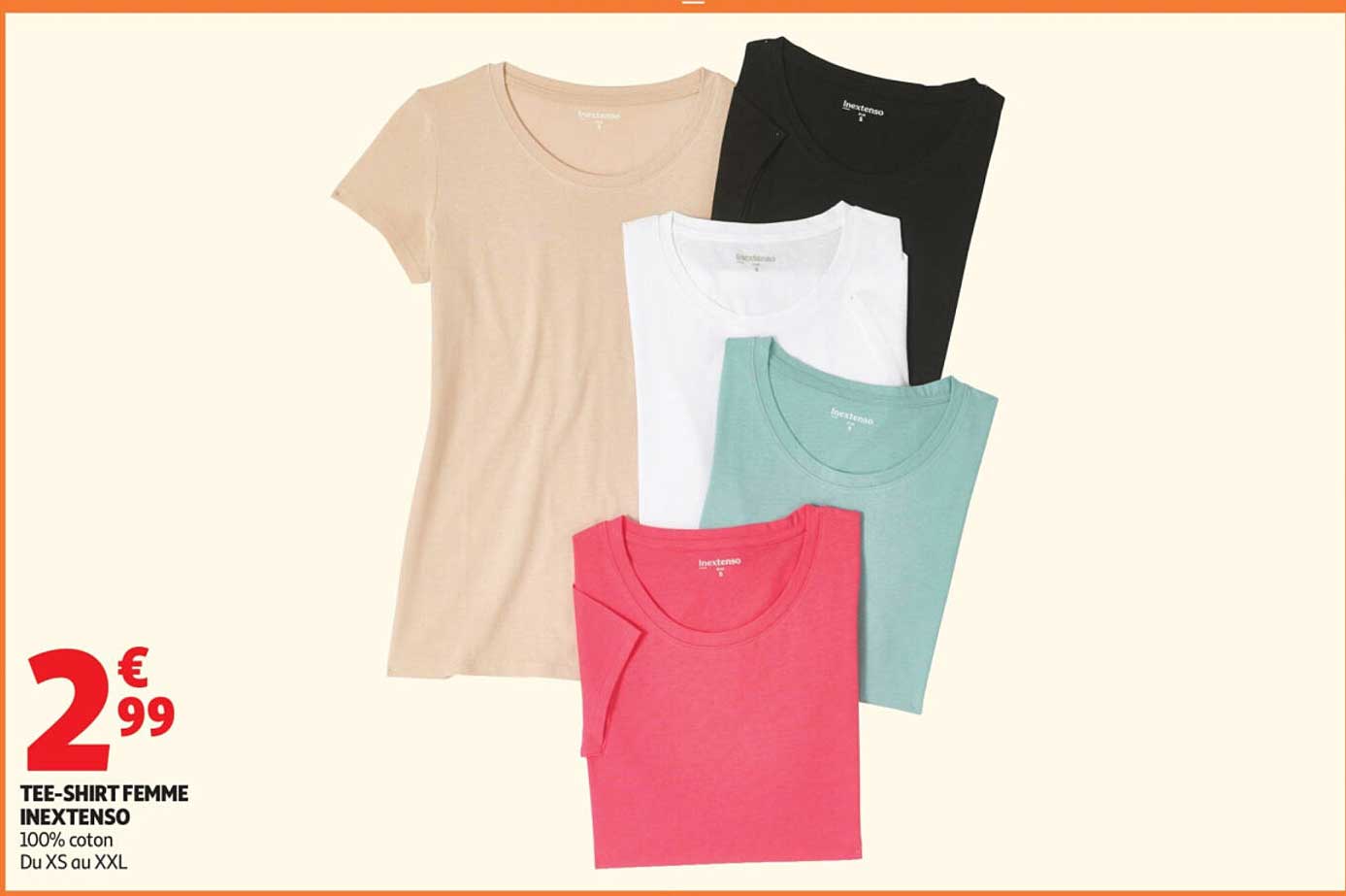 INEXTENSO TEE-SHIRT FEMME