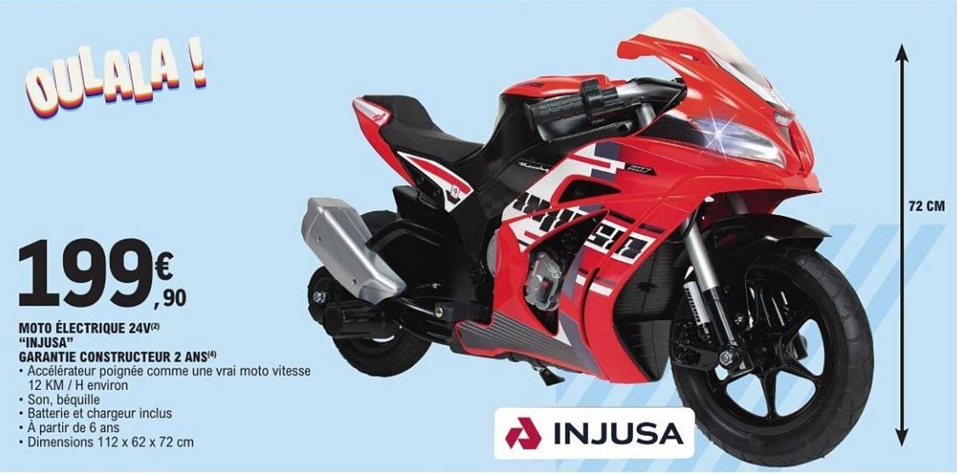 INJUSA MOTO ÉLECTRIQUE 24V