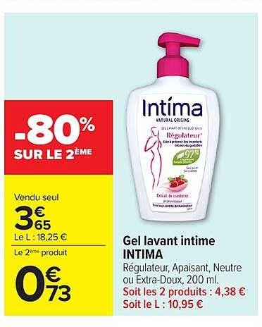 Intima Gel lavant intime