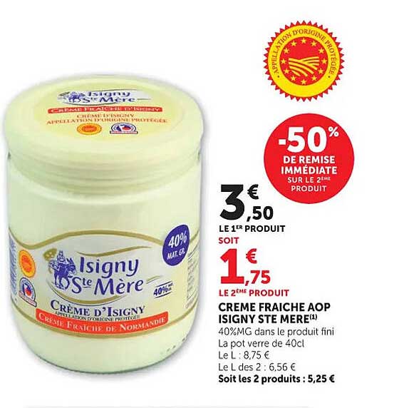 Isigny Ste Mère CRÈME D’ISIGNY
