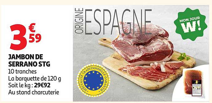 JAMBON DE SERRANO STG