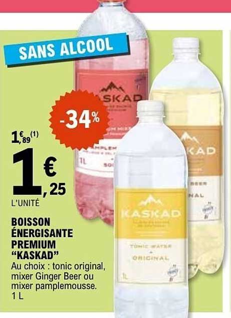 Kaskad Boisson Énergisante Premium
