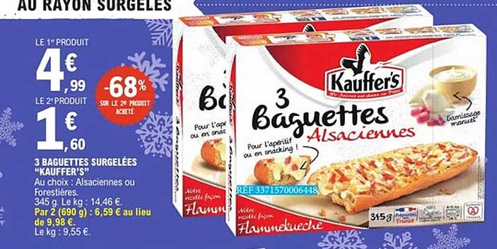 Kauffer's 3 Baguettes Alsaciennes