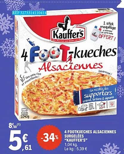 Kauffer's 4 Footkueches Alsaciennes