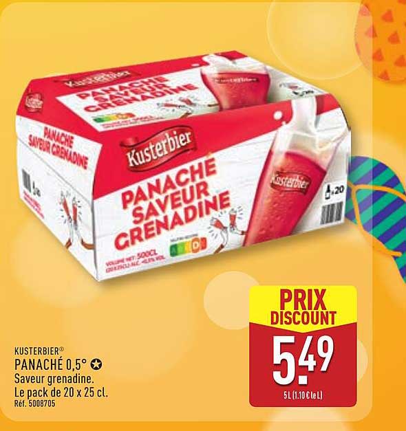 Kusterbier PANACHE SAVEUR GRENADINE
