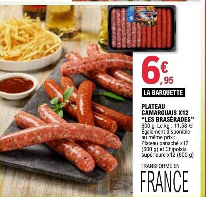 LA BARQUETTE PLATEAU CAMARGUAIS X12