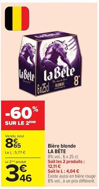 La Bête Bière blonde