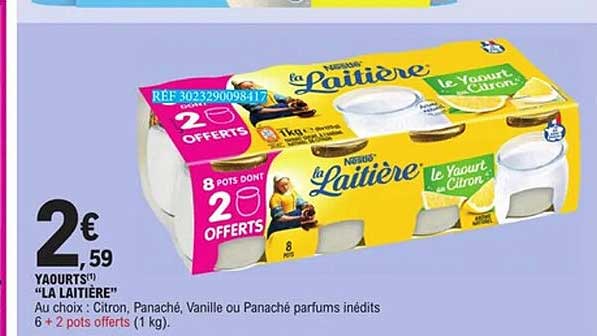 La Laitière Le Yaourt Citron