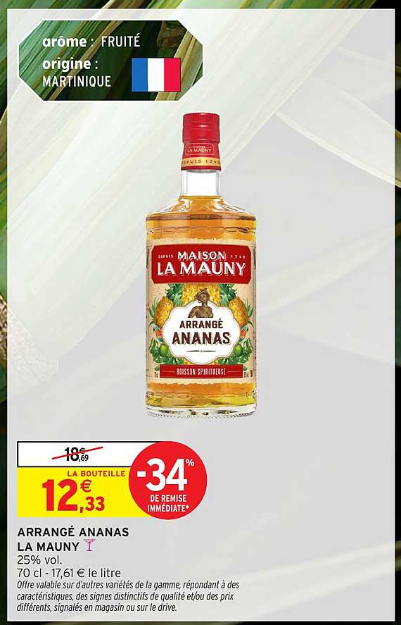 LA MAUNY ARRANGÉ ANANAS