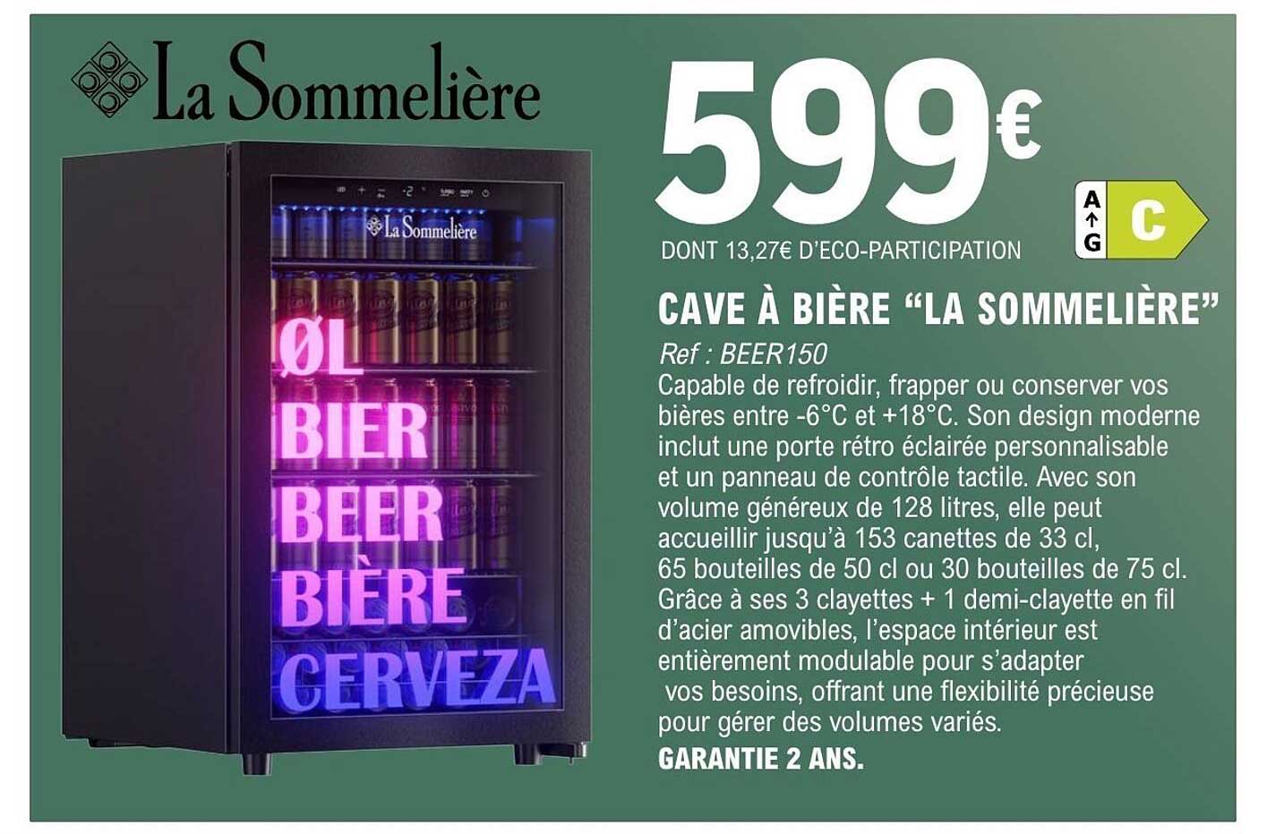 La Sommelière Cave à bière