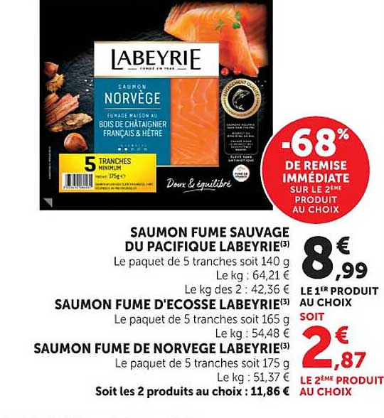 LABEYRIE Saumon Norvège