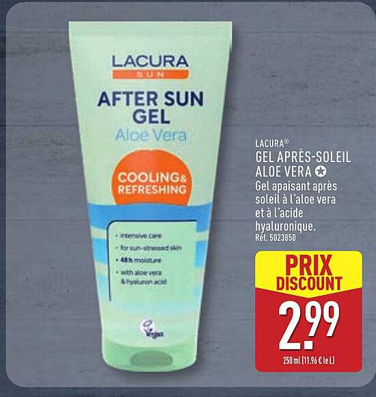 LACURA GEL APRÈS-SOLEIL ALOE VERA