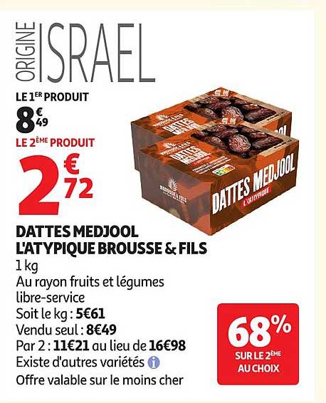 LATYPIQUE BROUSSE & FILS DATTES MEDJOOL