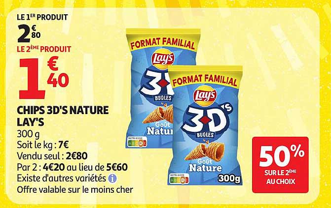Lay's Chips 3D'S NATURE