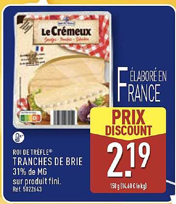 Le Crémeux TRANCHES DE BRIE