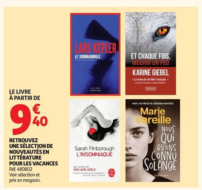 LE LIVRE À PARTIR DE 9€40