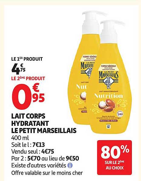 Le Petit Marseillais Lait corps hydratant