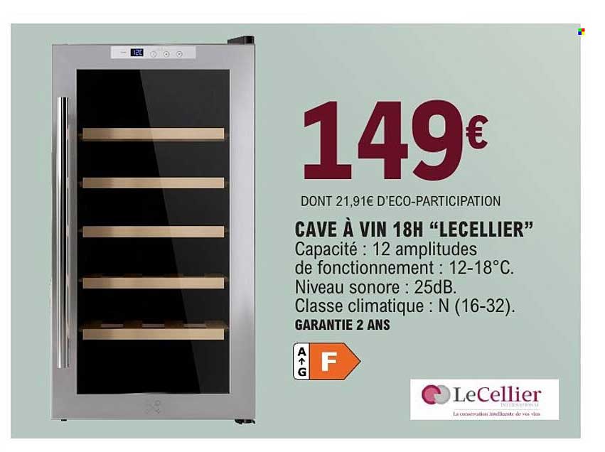 LeCellier Cave à vin 18h