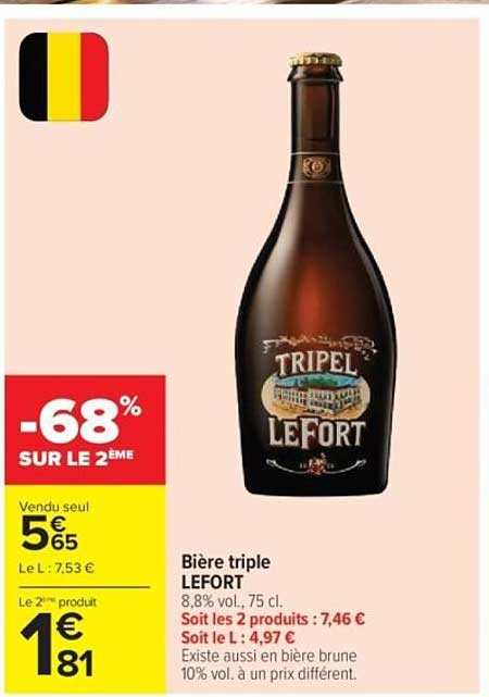 Lefort Bière triple