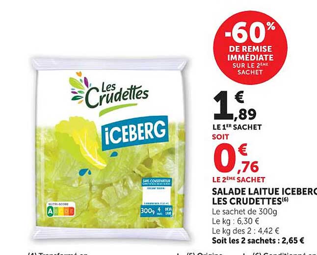 Les Crudettes ICEBERG