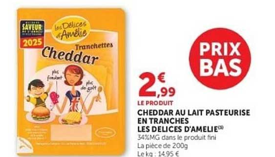 Les Délices d'Amélie Cheddar