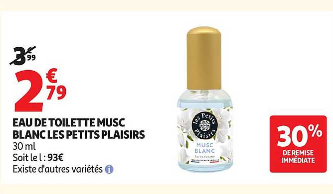 LES PETITS PLAISIRS MUSC BLANC