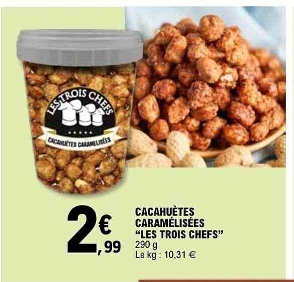 Les Trois Chefs Cacahuètes caramélisées