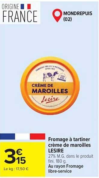 Lescire Crème de maroilles