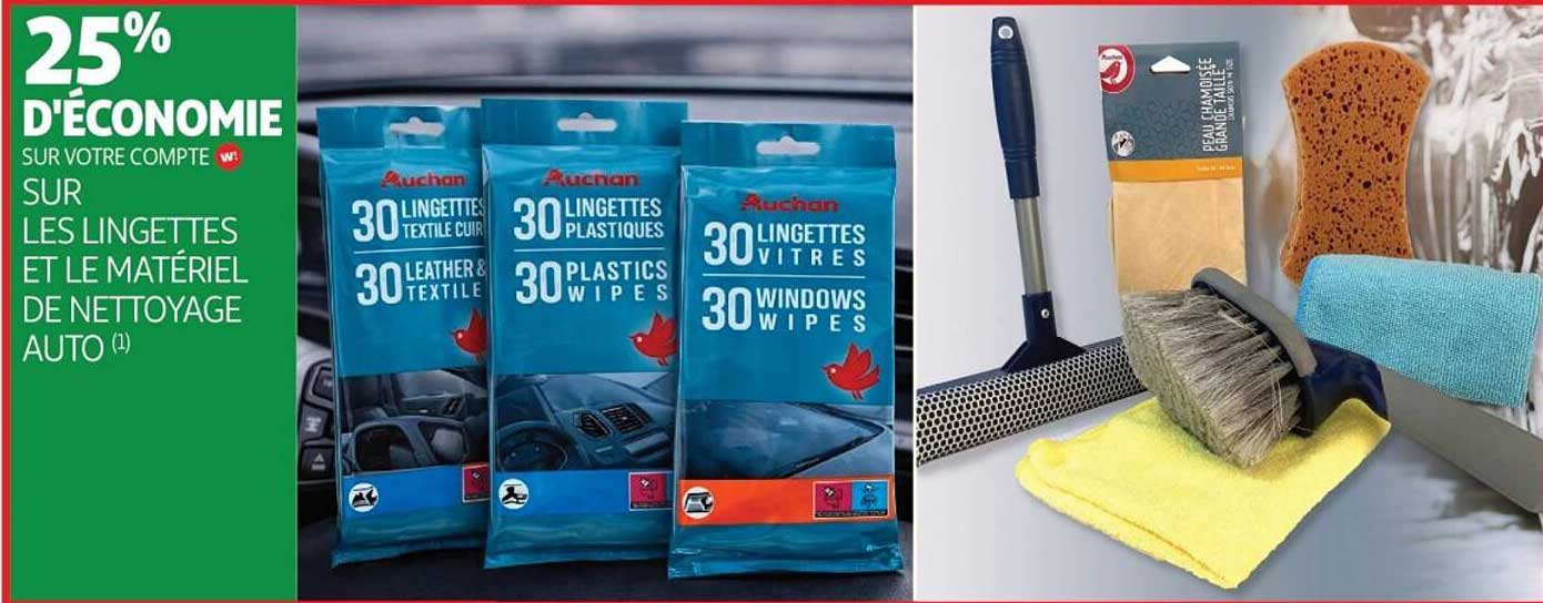 Lingettes auto