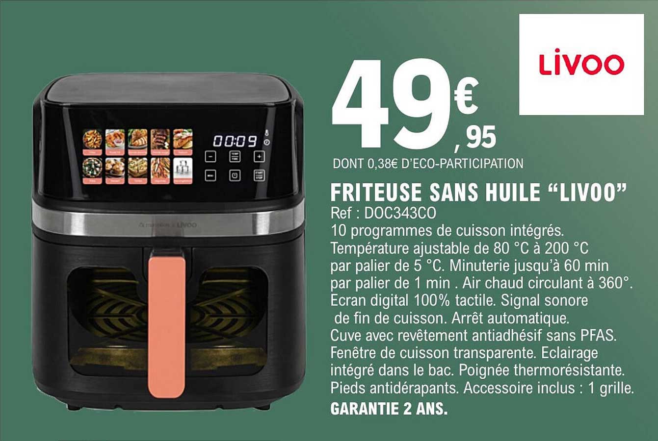 LIVOO FRITEUSE SANS HUILE
