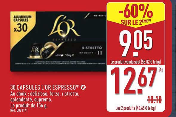 L'OR Espresso RISTRETTO